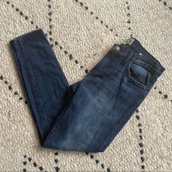 current /elliott  jeans womens the stiletto bartlett stripe denim jeans size 28 - Picture 4 of 10